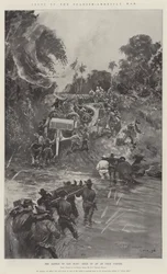 Final de la Guerra Hispanoamericana, la Batalla de San Juan, detenidos en una esquina fea