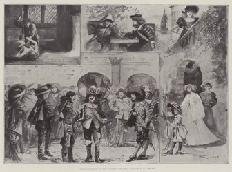 Los mosqueteros, en el Teatro de Su Majestad, Tableaux I, II y III
