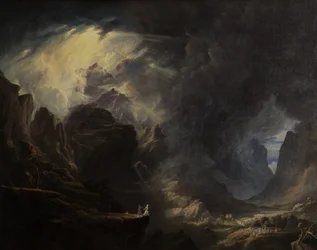 Moisés en el monte, 1828-1829