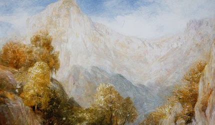 En las colinas, c.1850