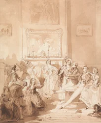 La vida de un noble: Escena tercera - La casa de noche