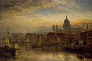 San Pablo desde el Río Támesis