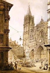 Catedral de Ruán, fachada oeste
