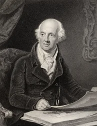 Sir Abraham Hume, 2do Baronet, grabado por J.Jenkins, de 