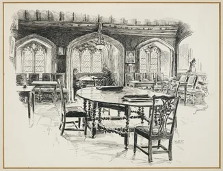 Sala de lectura del Chetham College