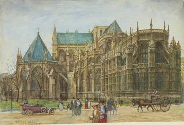 Vista de la Capilla de Enrique VII en la Abadía de Westminster, 1913