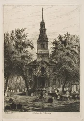 Capilla de San Pablo, Nueva York de Escenas del Viejo Nueva York