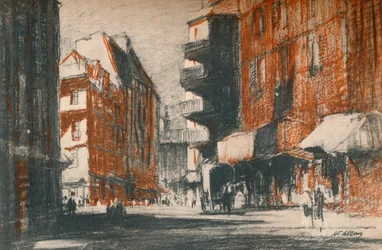 Estas calles de aspecto extranjero, c1927