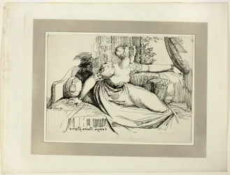 Una Mujer Sentada junto a la Ventana ("Tarde Traes Todo"), del primer número de Especímenes de Poliautografía