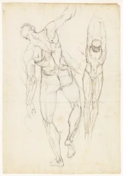 Estudios de figuras (recto y verso)