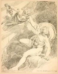 Ganimedes celestial, lámina XV de la segunda edición de Especímenes de Poliautografía