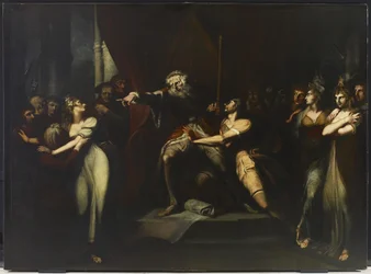 Lear Desterrando a Cordelia