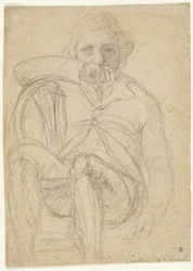 Retrato de Fuseli (anverso); Boceto de una mano (reverso)