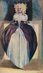 Boceto de una dama