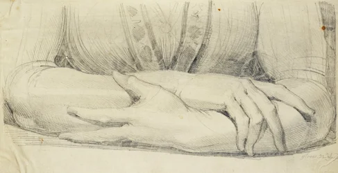 Estudio de los brazos enguantados de una mujer, 1798
