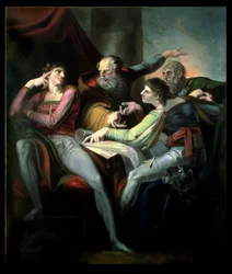 La disputa entre Hotspur, Worcester, Mortimer y Glendower, 1784