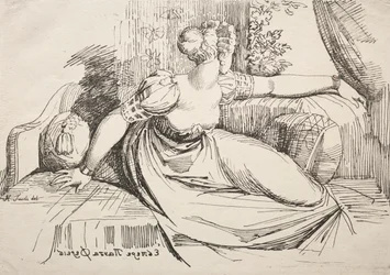 Mujer en un Sofá