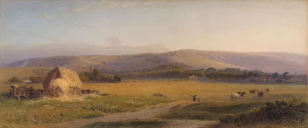 Pastos de South Downs, 1867