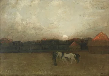 El campo de rastrojos, c. 1909