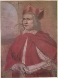 Retrato de Henry Harris como el Cardenal Wolsey, siglo XVII