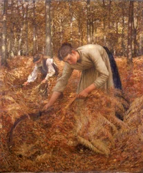 Recolectando Helechos, c.1899