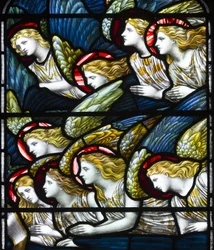 Ángeles, Adoración del Cordero