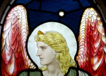 Arcángel Uriel, detalle, 1882