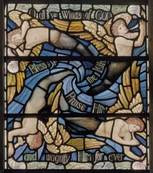 Oh Todos los Vientos de los Dioses, detalle de la Ventana Benedicite, c.1895