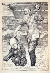 Apoyando a cada hombre en la cima de la marea, pub. 1876