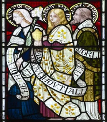 La Virgen María, María Magdalena, San Juan