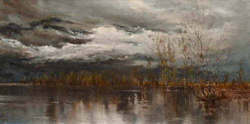 Después de la lluvia, Locarno (óleo sobre lienzo)