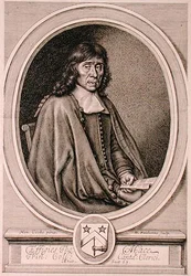 Retrato de Thomas Mace (1612-1706) grabado por William Faithorne (1656-c.1701)