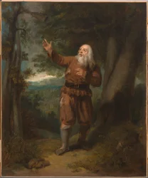 Sr. Hackett, en el personaje de Rip Van Winkle, c. 1832