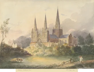 Catedral de Lichfield - Vista oeste