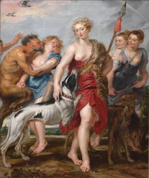 Diana y sus ninfas partiendo a la caza