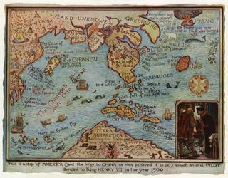 Un mapa imaginario de América, 1500