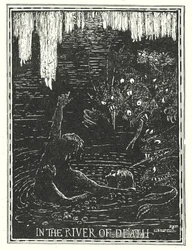 Ilustración de El progreso del peregrino de John Bunyan (litografía)
