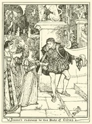 La grosería de Jeanne al duque de Cleves
