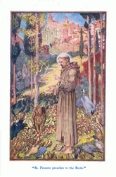 San Francisco predica a los pájaros, 1912