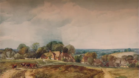 Una vista de Kent, c1845