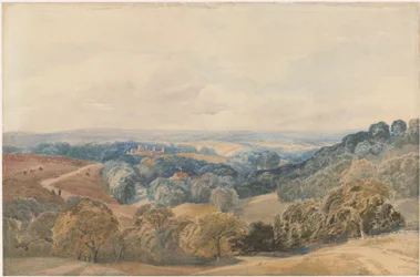 Paisaje con el castillo de Crieff