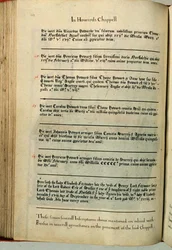 Inscripciones de la Capilla de los Howard, Iglesia Parroquial de Lambeth