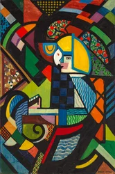 Hija en una mecedora, 1917-1918