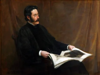 Sir James George Frazer (óleo sobre lienzo)