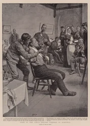 Enemigos en el campo se convierten en amigos en el hospital