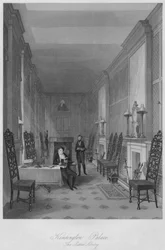 Palacio de Kensington. La Biblioteca de Sussex, c. 1841