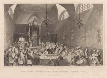 El Rey prorroga el Parlamento, abril de 1831