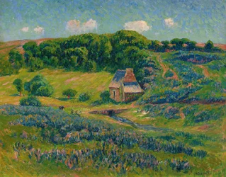 Granja en el campo bretón