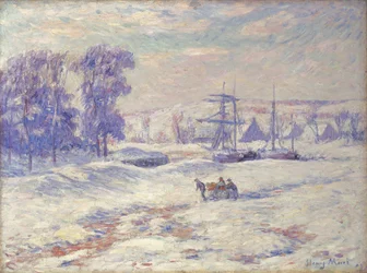 Nieve en Quimper, 1909