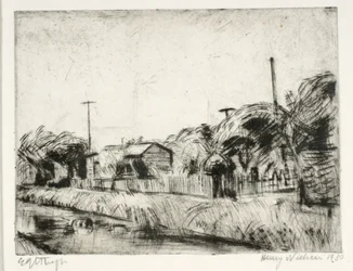 Jardines comunitarios junto al canal